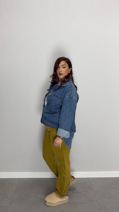 Jeans Mostard Senape YD8197-1