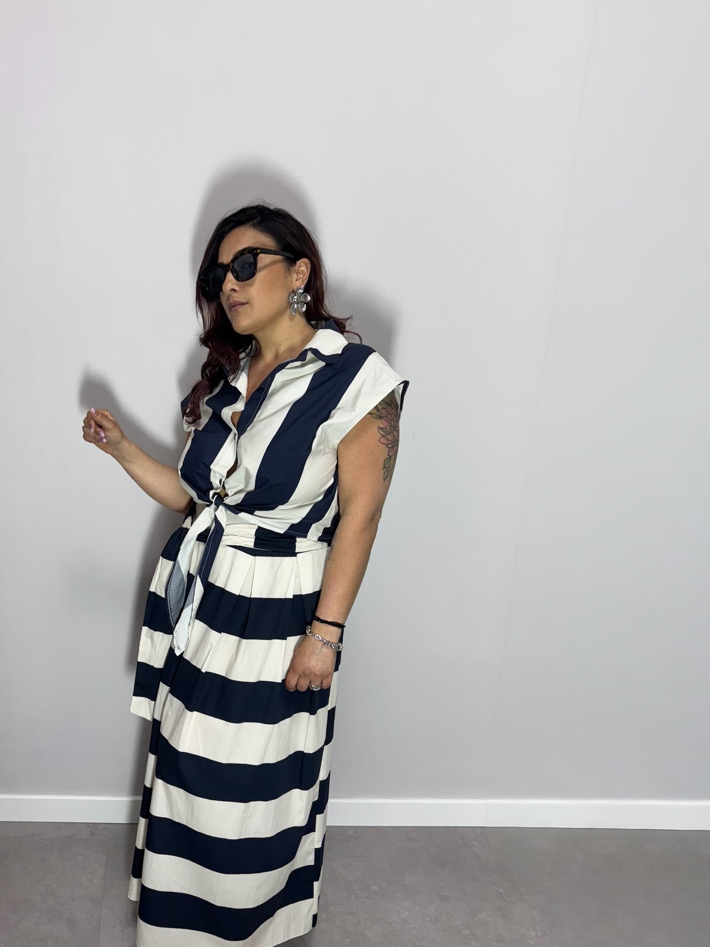 COORDINATO SINDY blu e bianco 891301