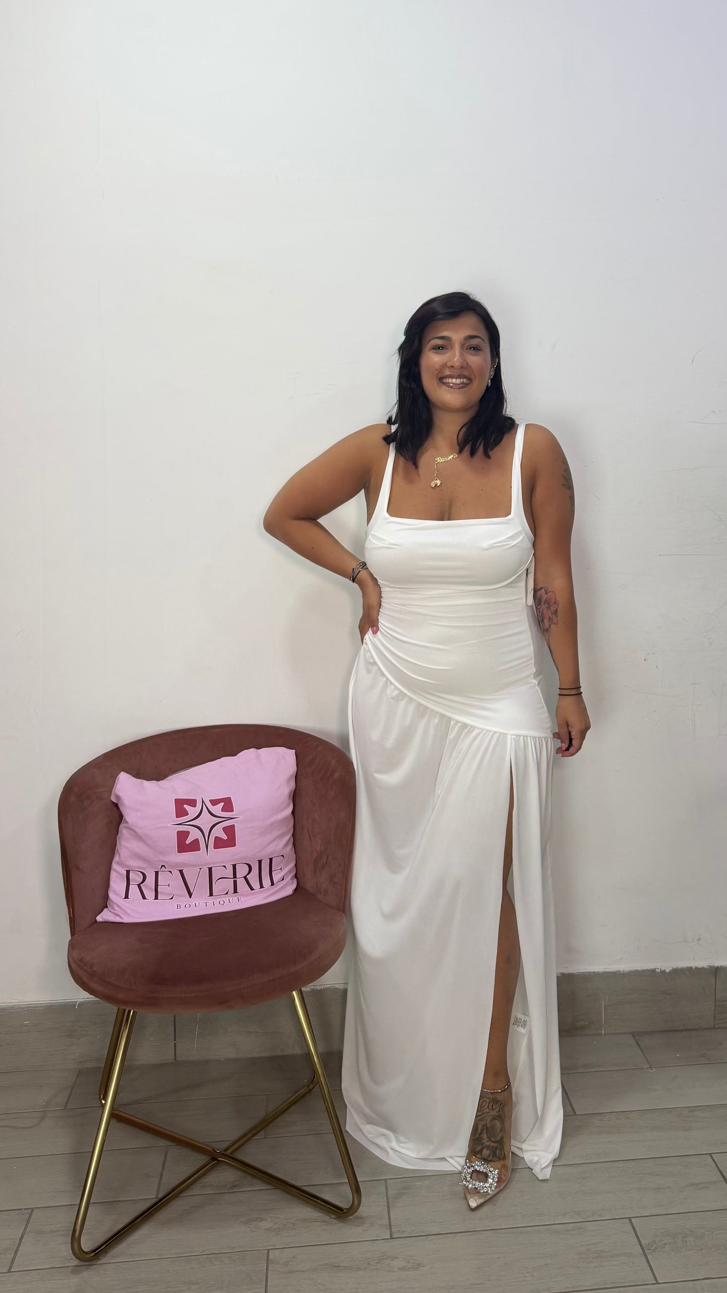 Dress Maya Bianco A8113