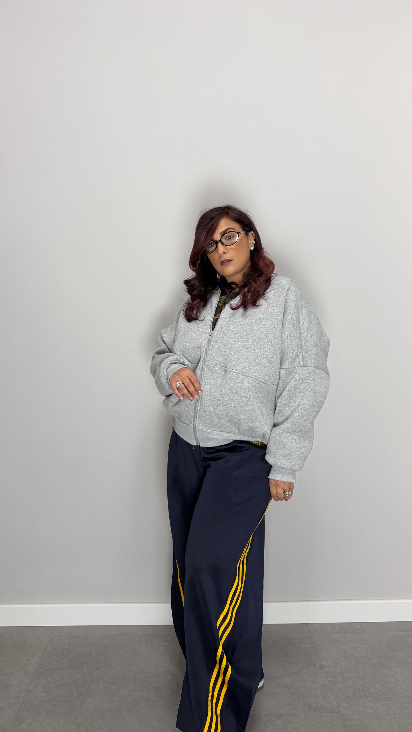 Felpa Grey Mood Zip 97032