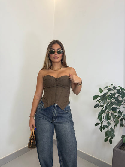 Corpetto See con bottoni ST11865