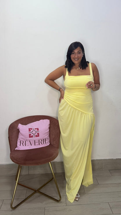 Dress Maya Giallo A8113