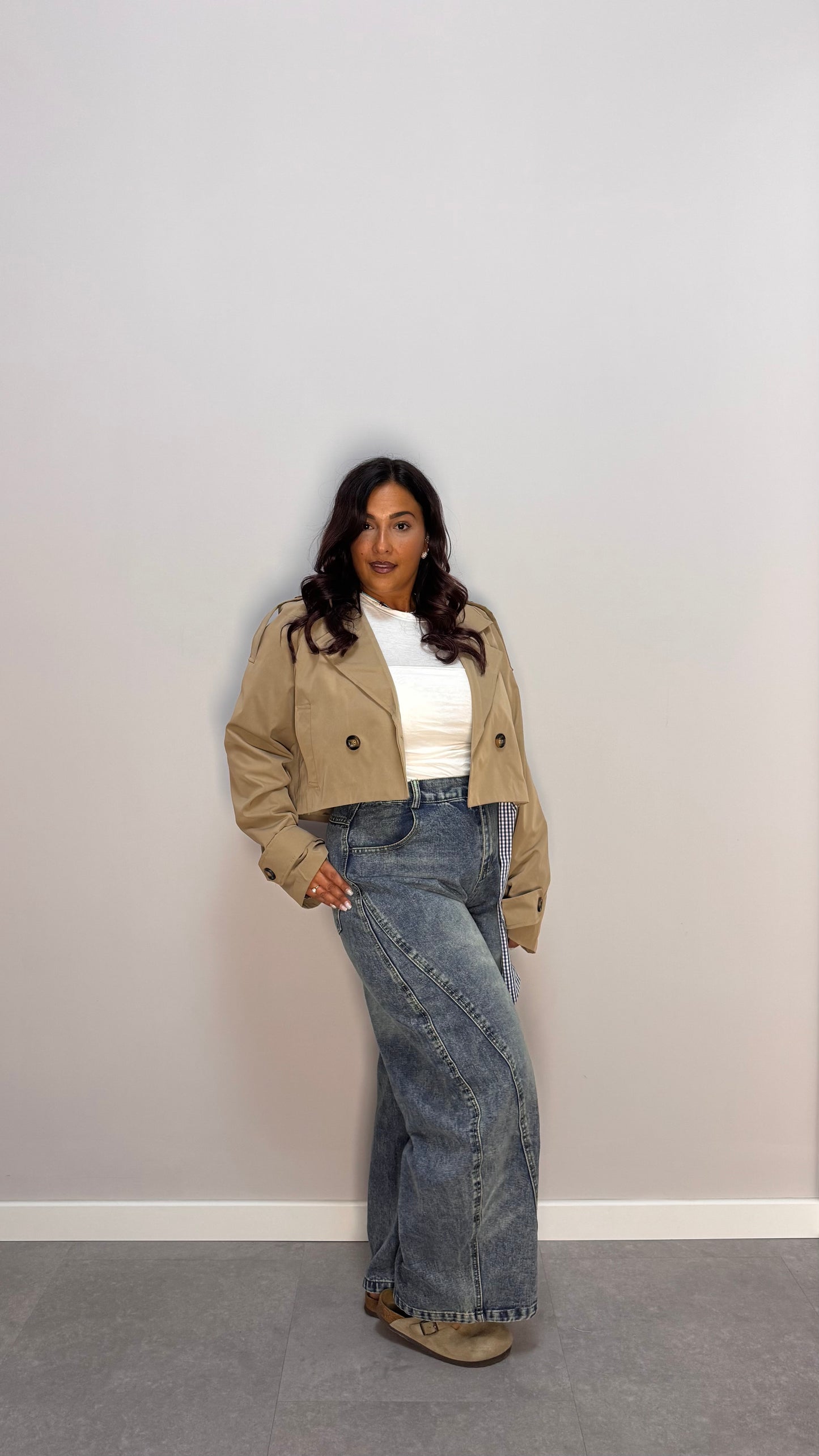 Jeans balloon con nastro 71097