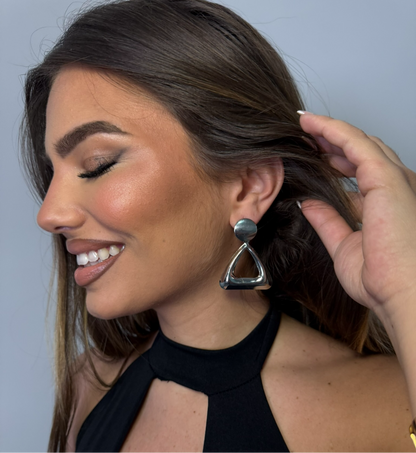 orecchini triangle argento