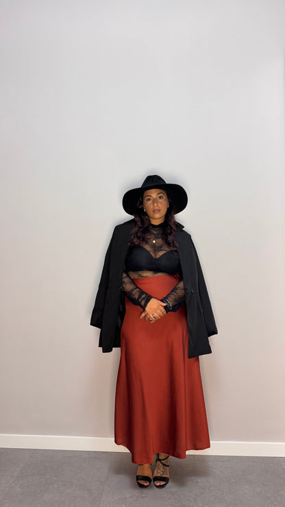 Maglia Aria Macramé Nero 2612