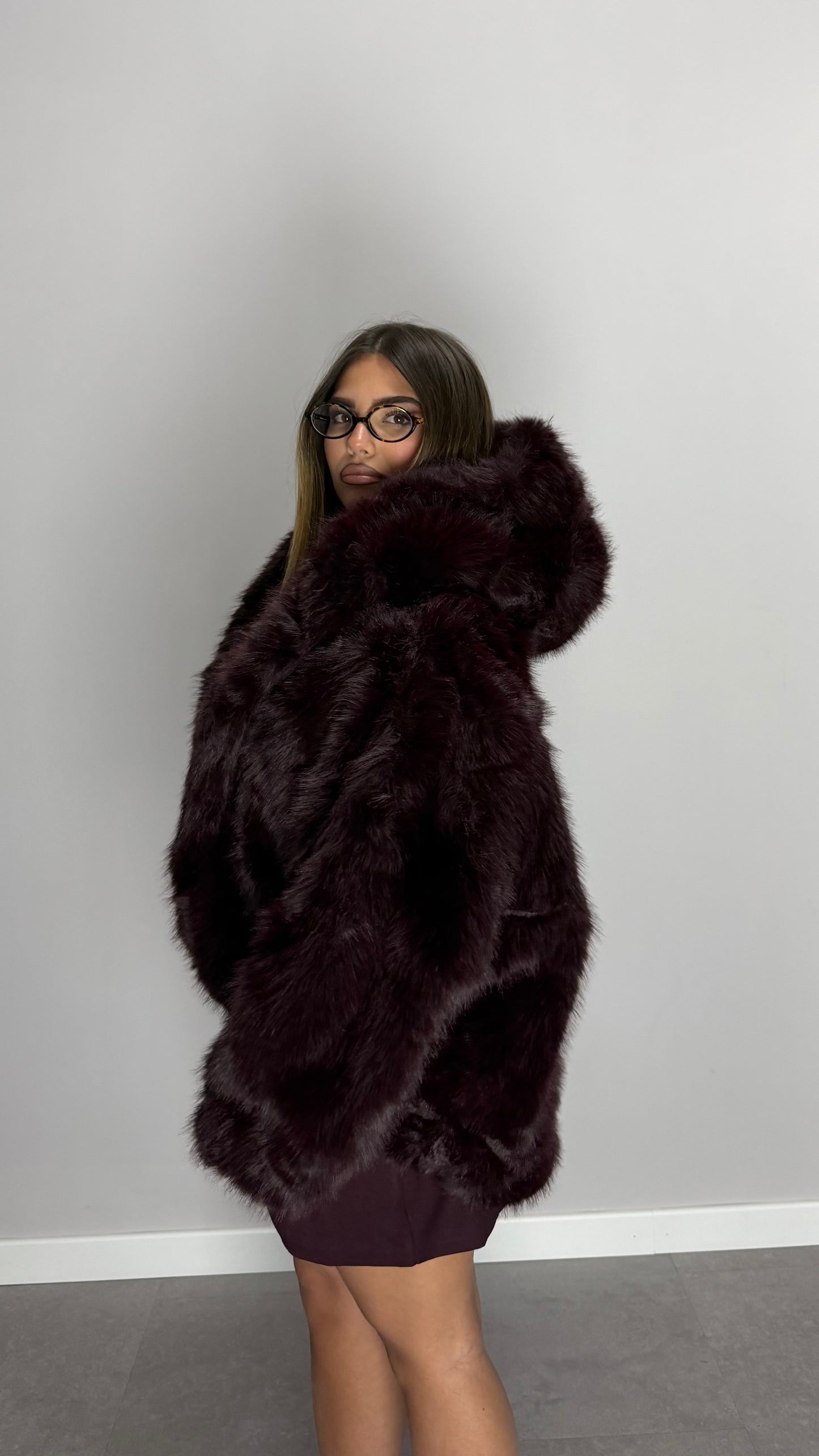 Ecofur Cortina Bordeaux 16005