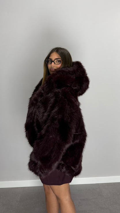 Ecofur Cortina Bordeaux 16005