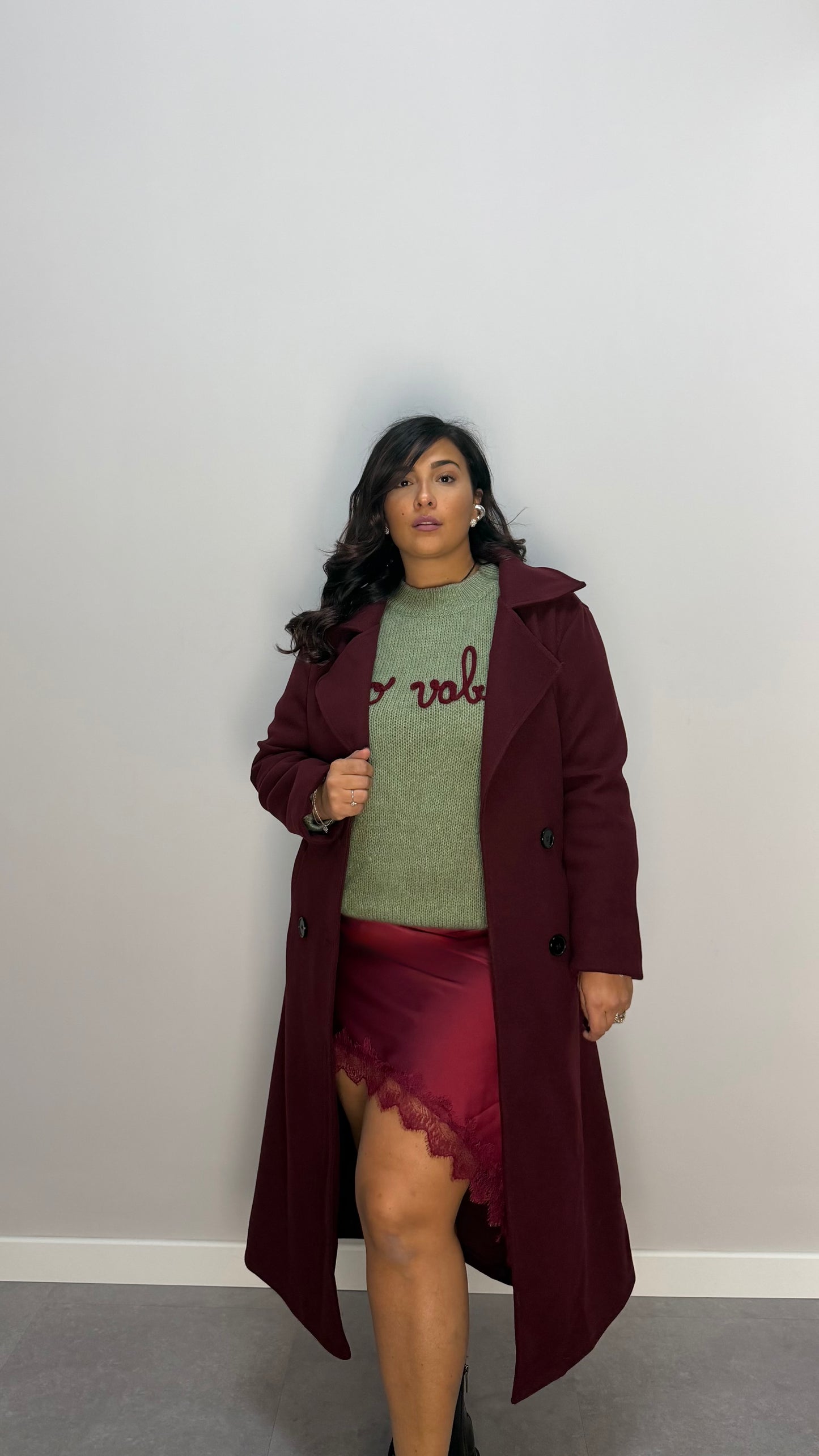 Cappotto Metropoli Bordeaux 8505