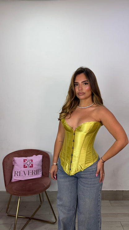 Top Corsetto Blair Giallo 6908