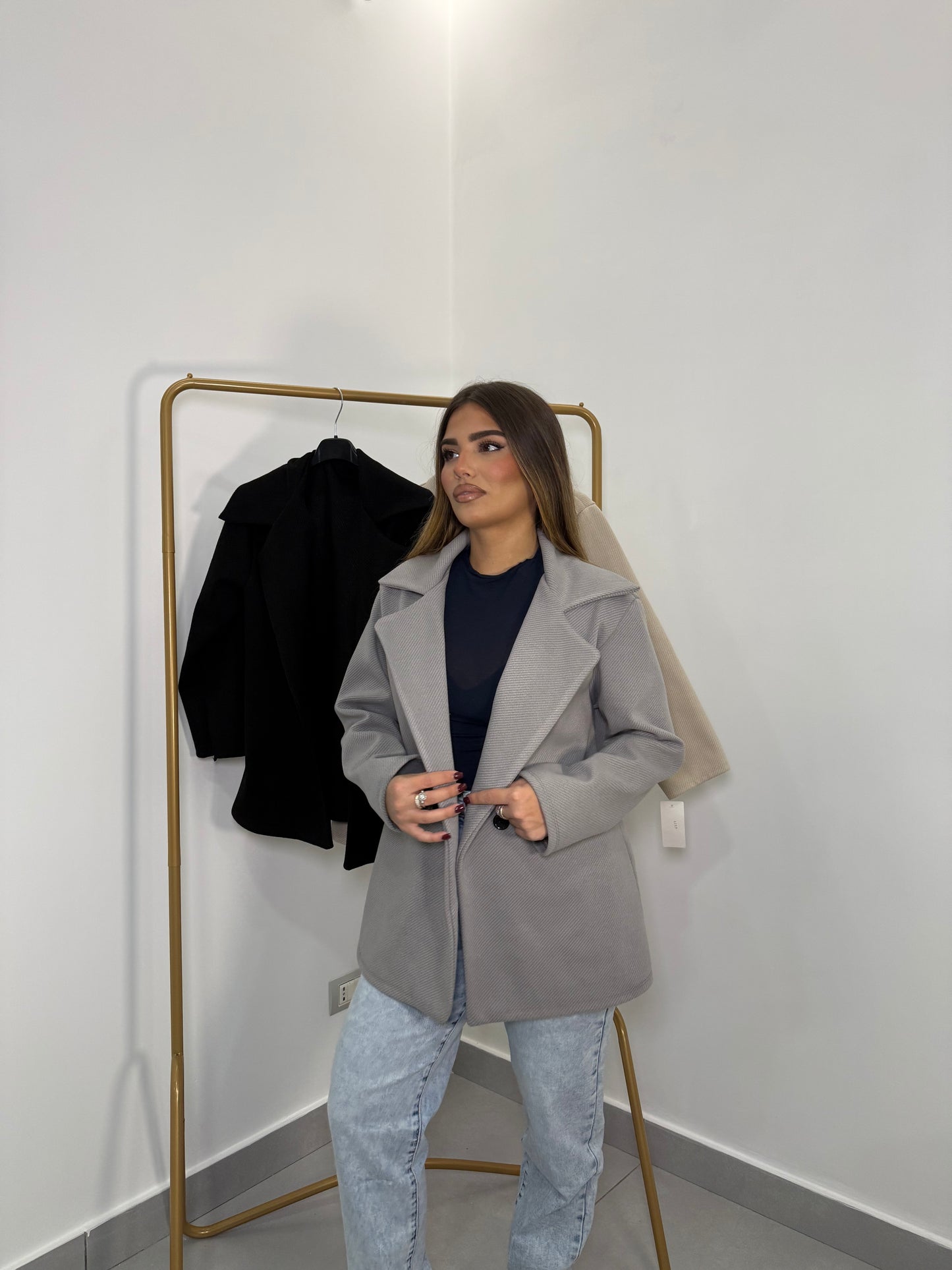 Cappottino a Giacca Nobile Linea Grigia GN44