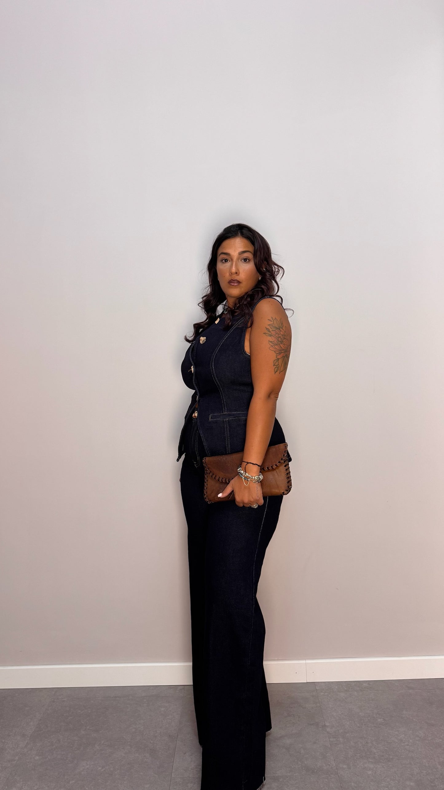 Coordinato in denim YX522