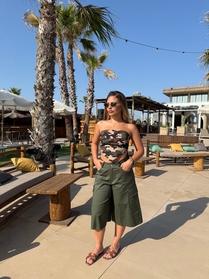 TOP BANDANA militare