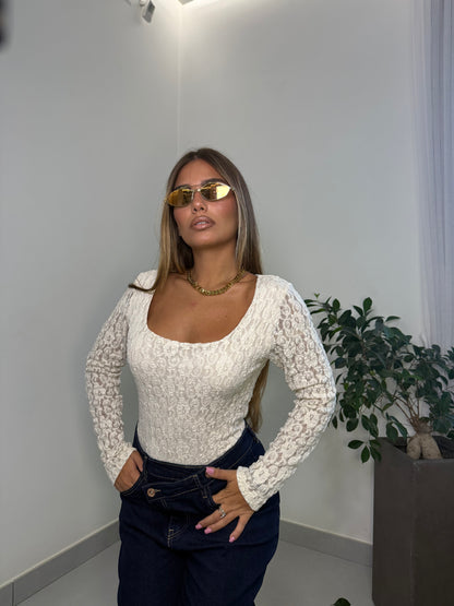 Body Macrame beige 21034