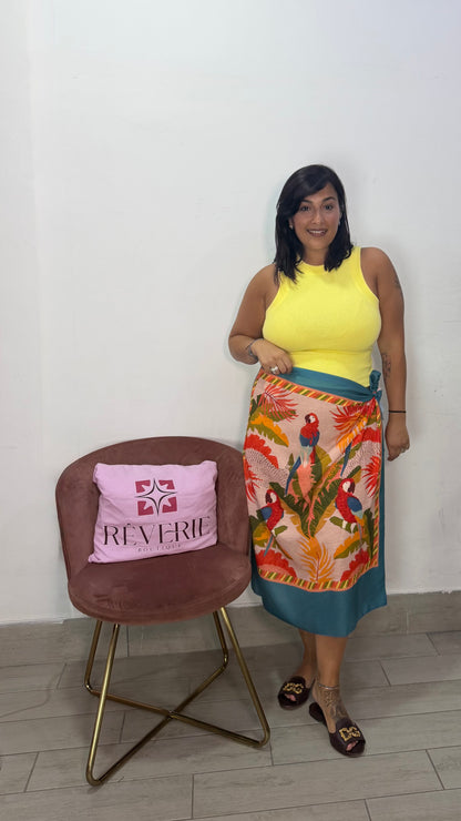 Gonna Pareo Moana Pappagallo Arancio 26740