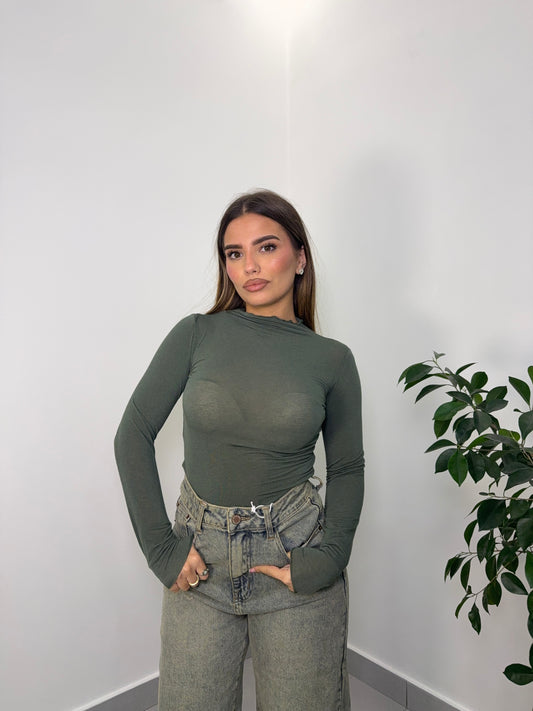 Shirt Velatissime Cashmere verde 28150