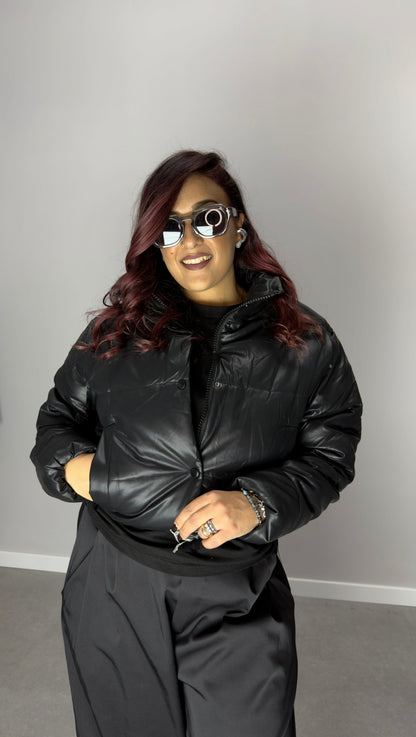 Bomber Bomi Ecopelle Nero 21212