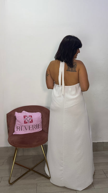 Dress Halo Bianco con Anello 44DB