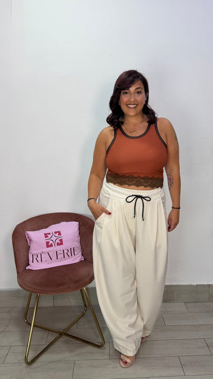 Pantalone Élite Panna MLB16085