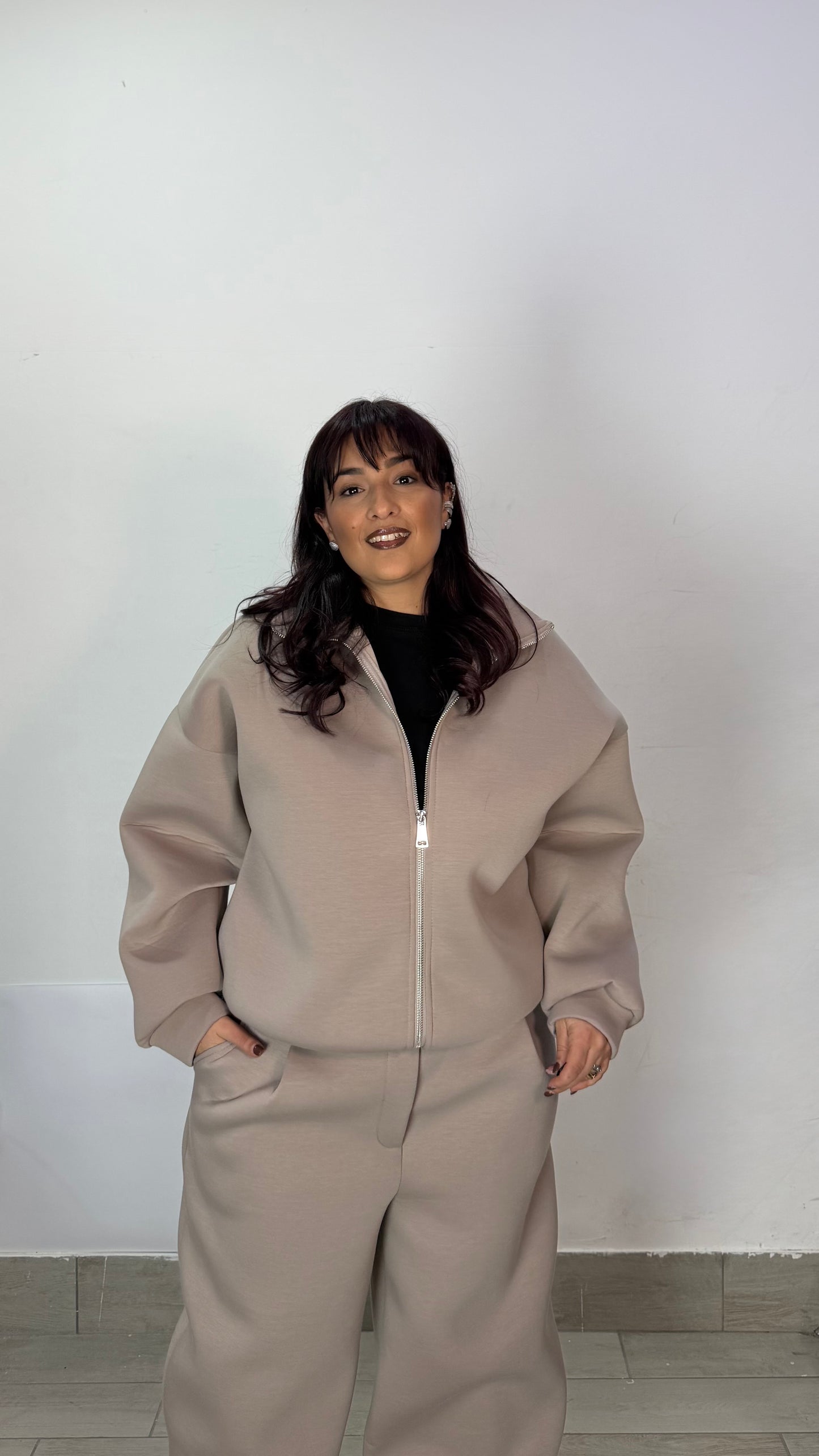 Coordinato in Tuta Bronx Fango in Neoprene 8607-1787