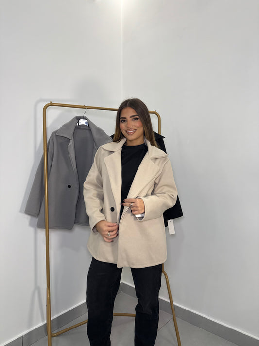 Cappottino a Giacca Nobile Linea Beige GN44