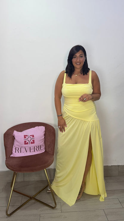 Dress Maya Giallo A8113