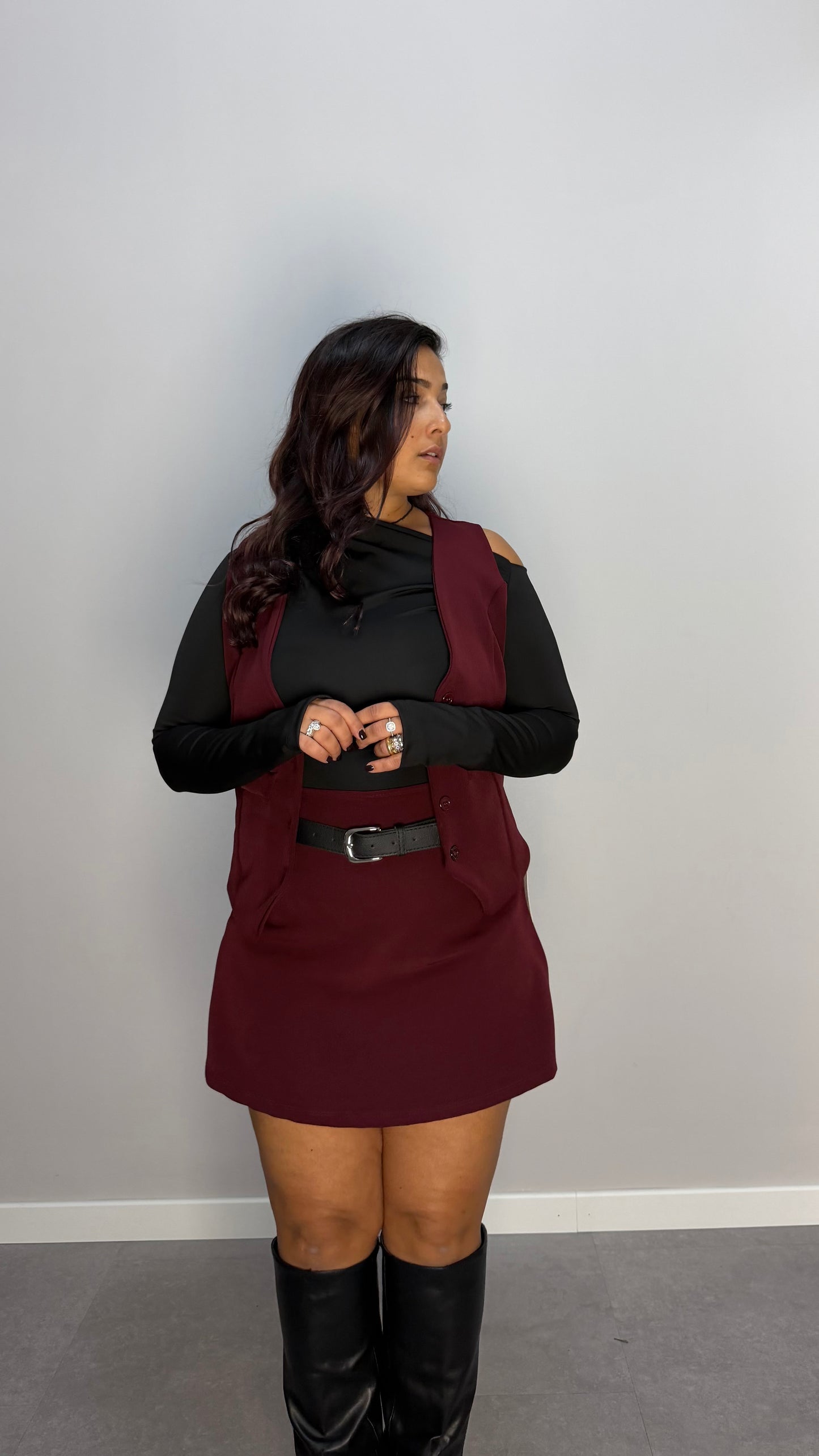 Gilet Issy Bordeaux G44