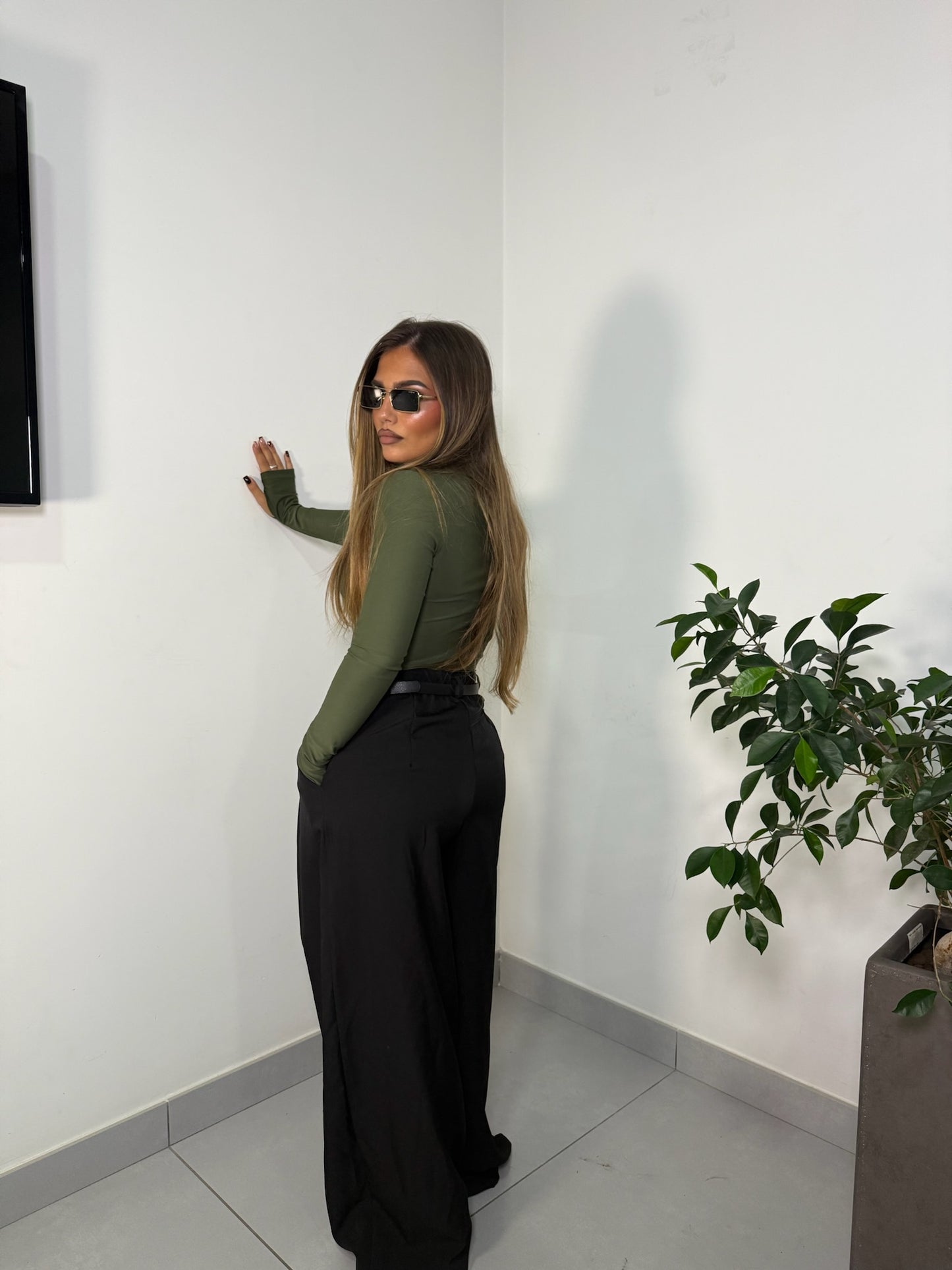 Pantalone Iconico Nero 18186