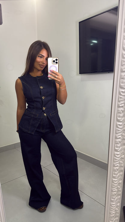 Coordinato in denim YX522