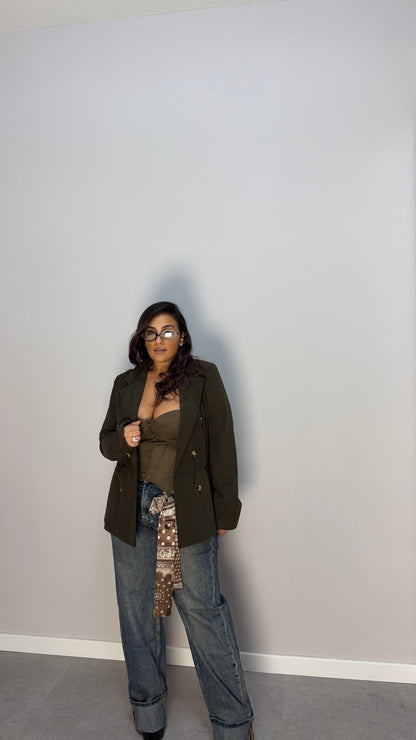 Giacca Cordelia in velluto Marrone 251017