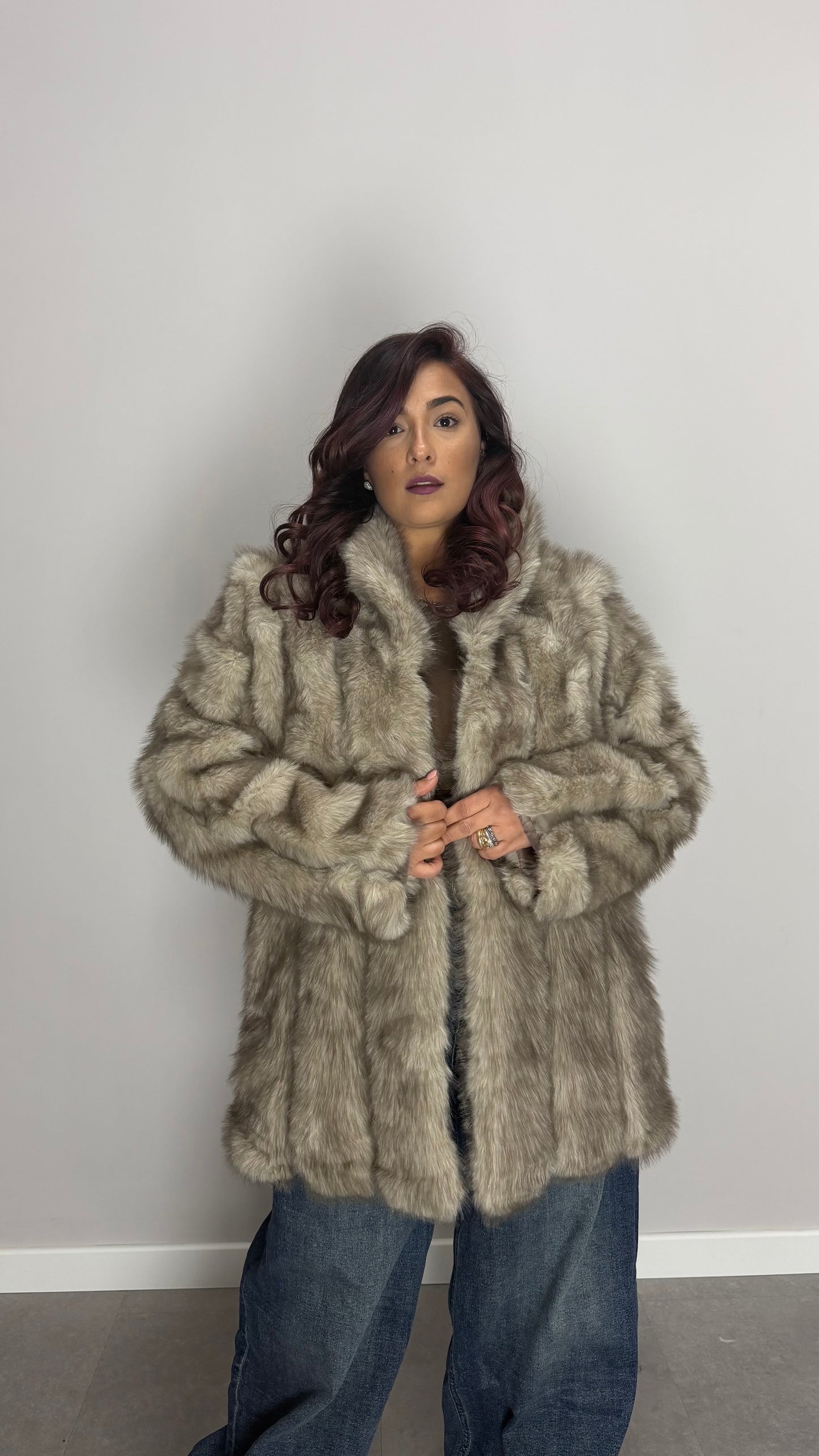 Ecofur Etta Long Marrone top quality 68348