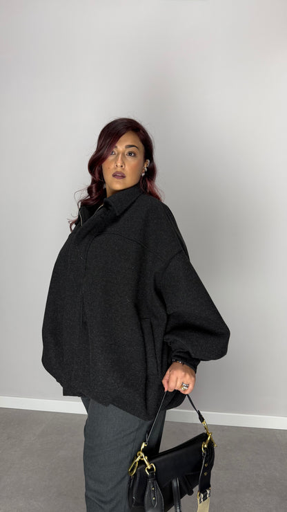 Giubbino Caban Nero 6757