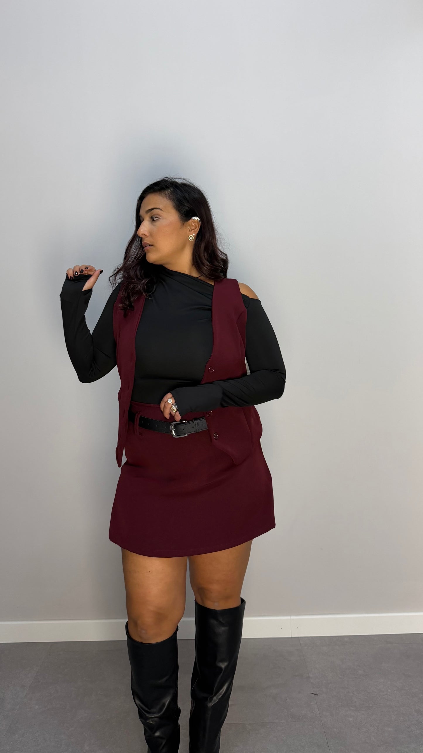 Gilet Issy Bordeaux G44