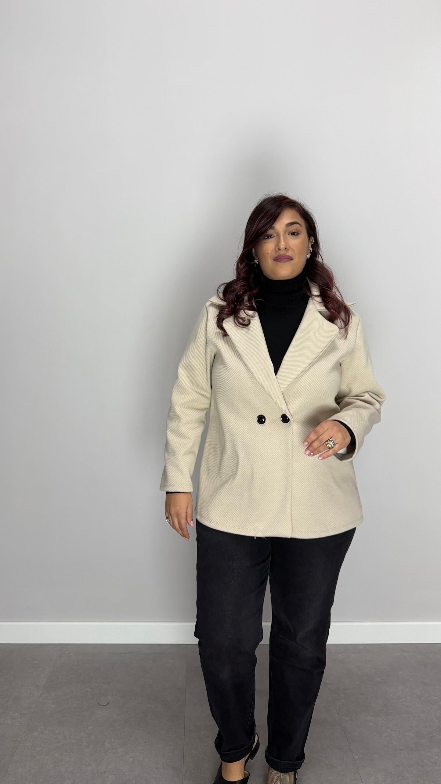 Cappottino a Giacca Nobile Linea Beige GN44