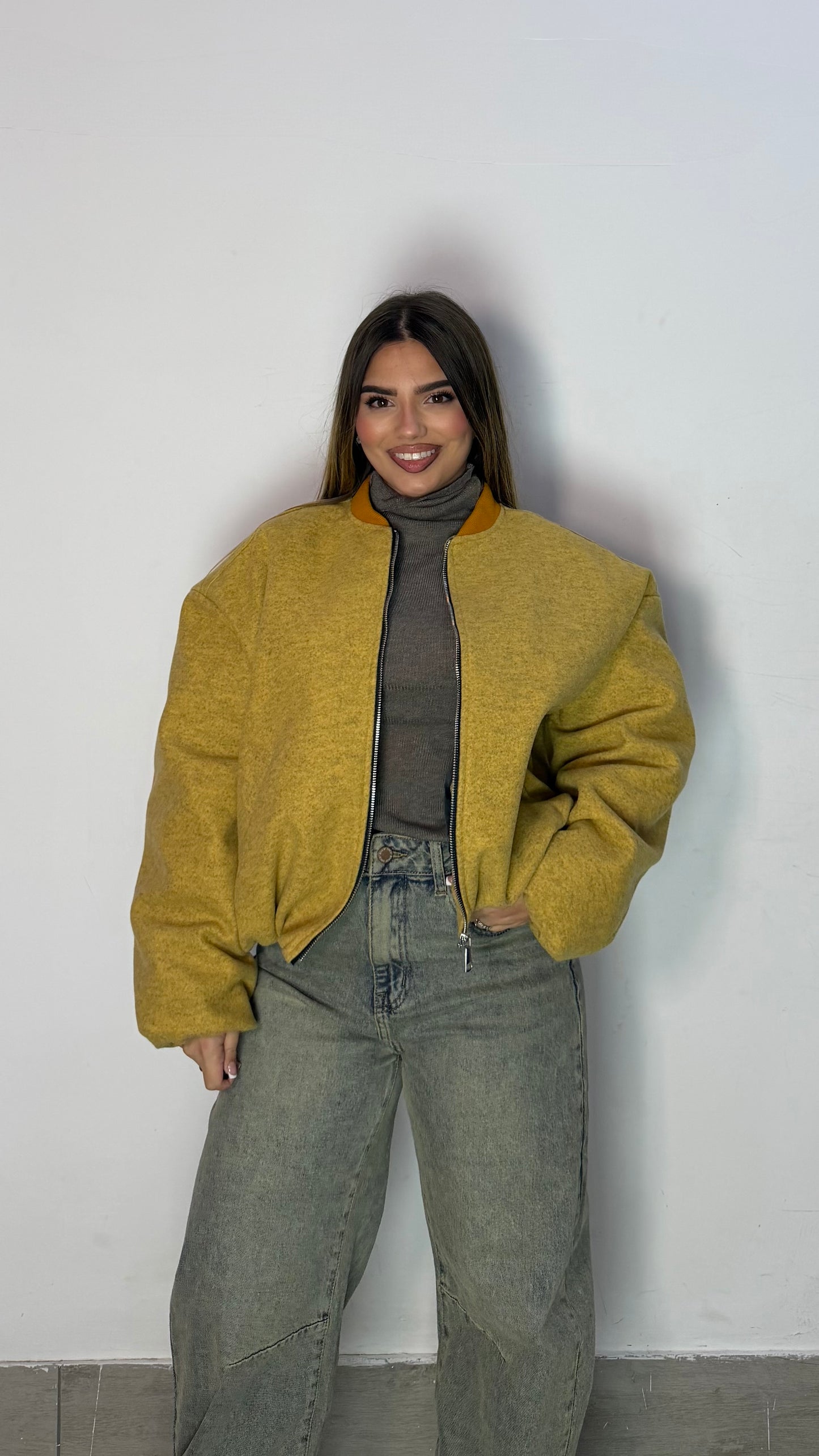 Bomber Dalia Senape SWD6790