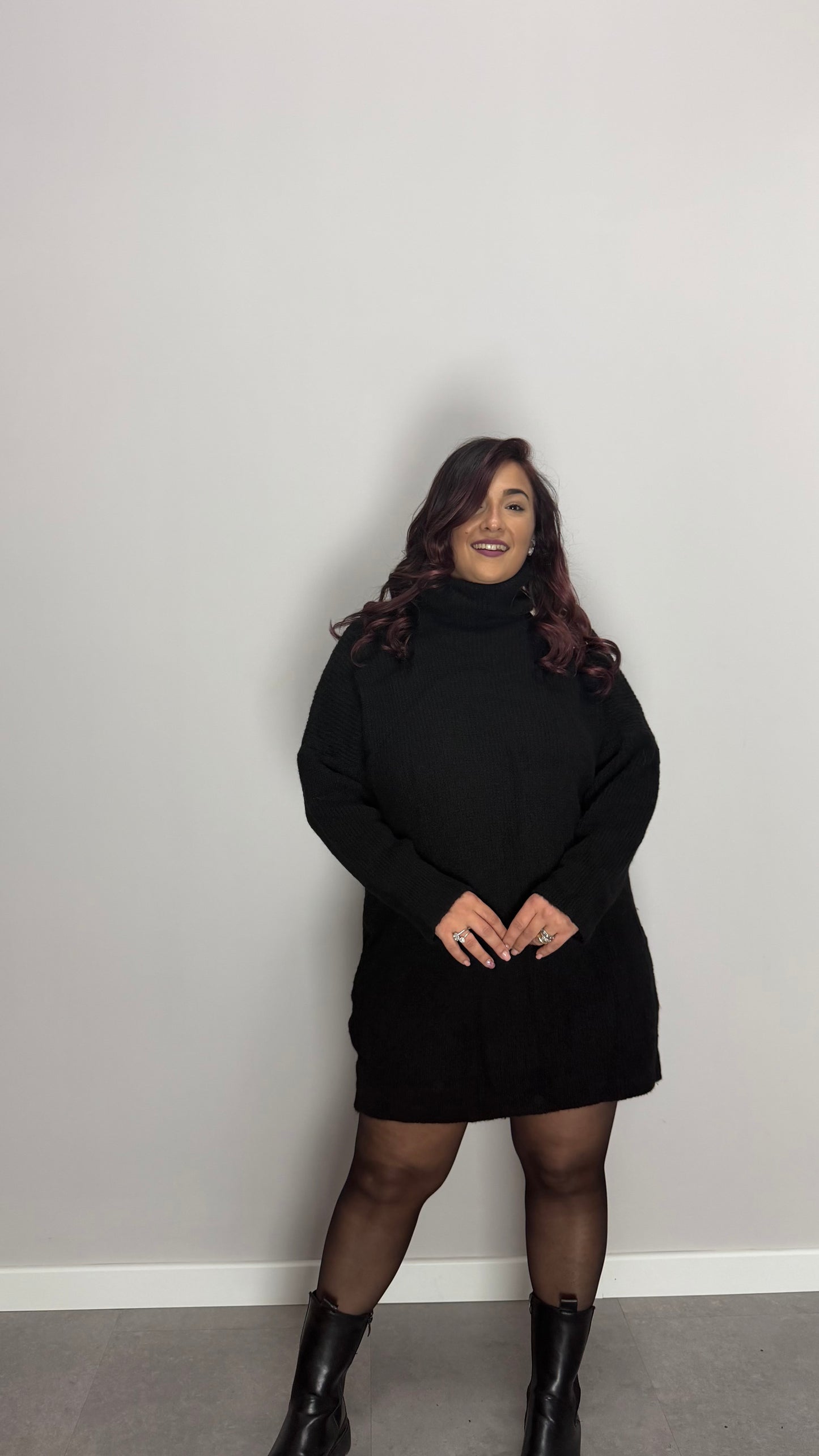 Maxi Pull Luna Lana Nera 24788