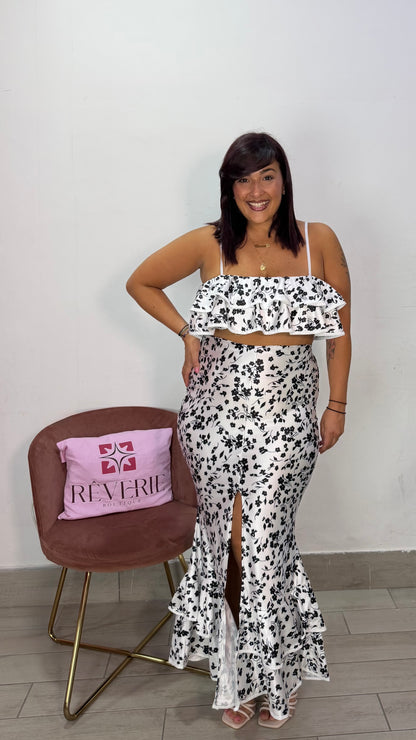 Coordianto Reina Bianco in lycra 26755
