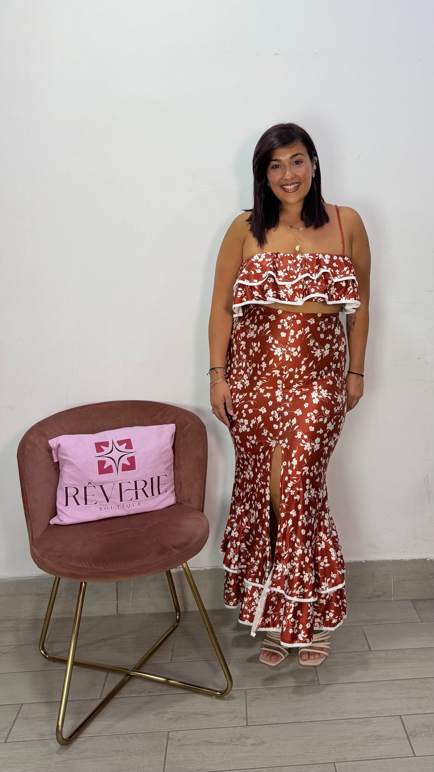 Coordinato Reina Ruggine in lycra 26755