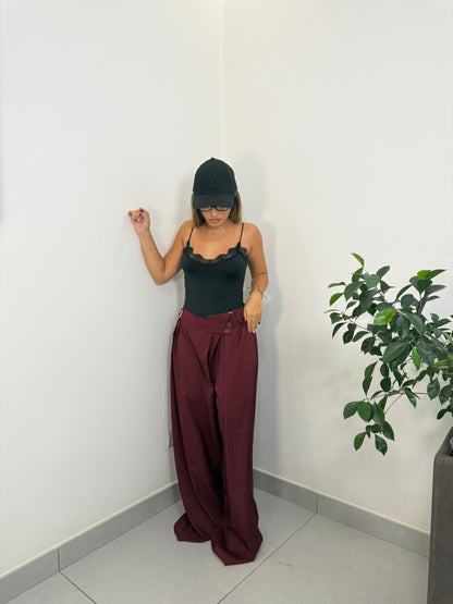 Body Petalo nero V7960