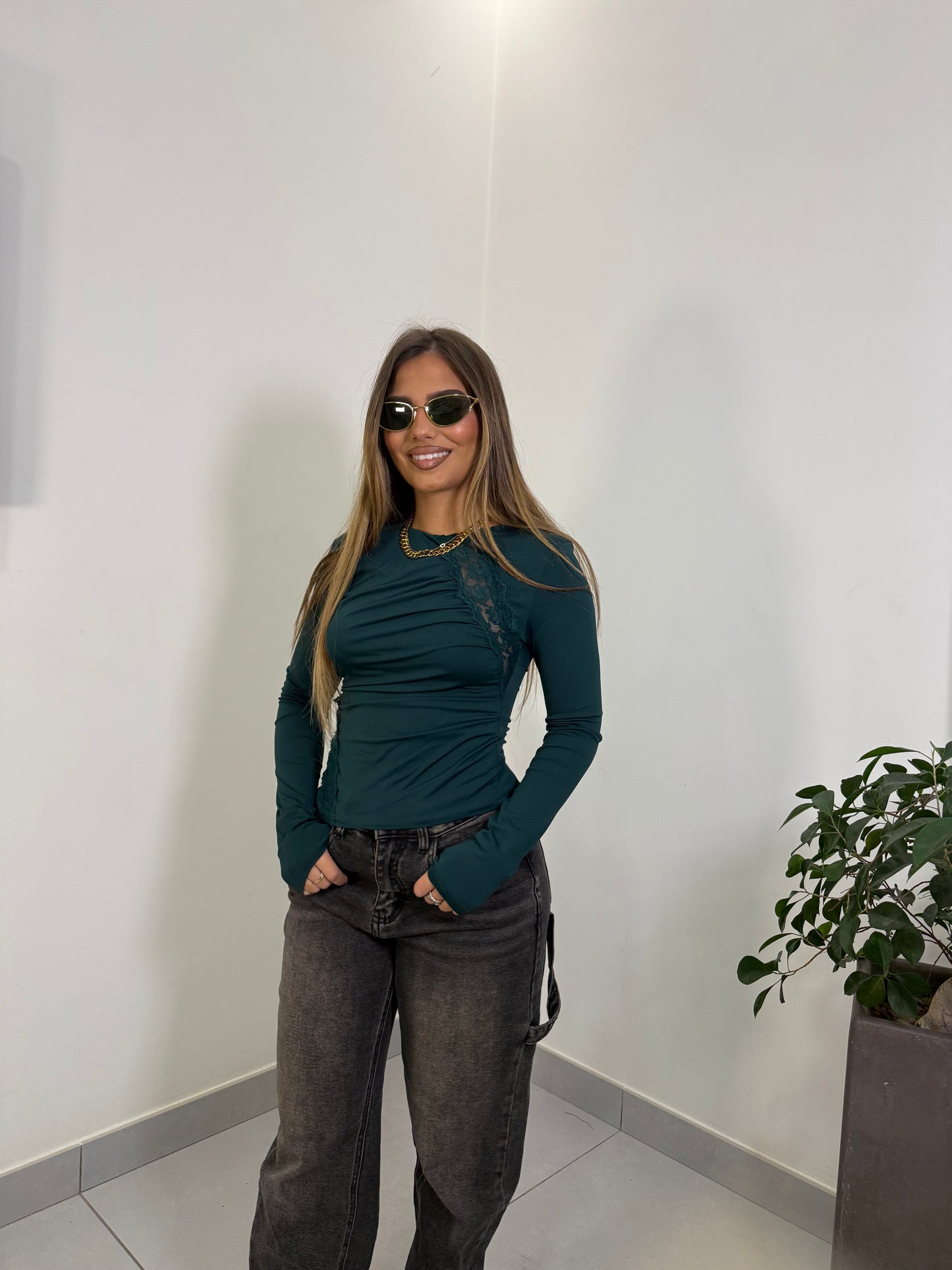 Maglia Sofia Verde petrolio 14268