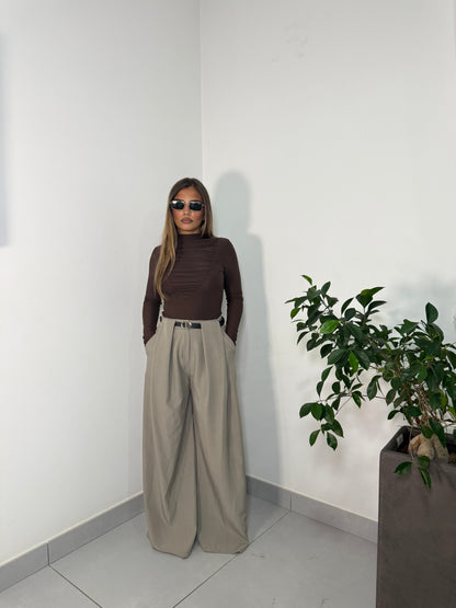 Pantalone Iconico Beige 18186