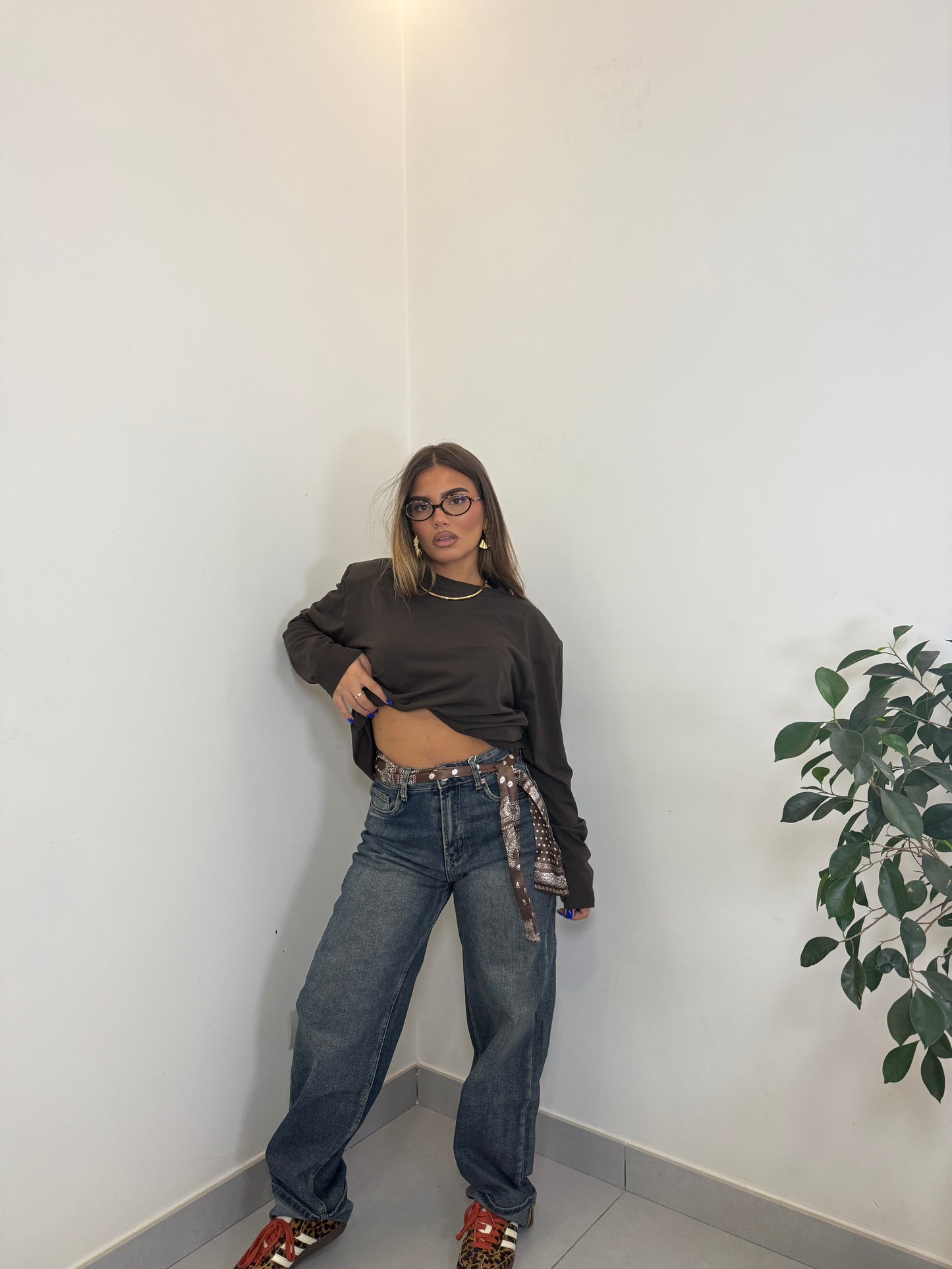 Jeans Sixte Top Quality con Foulard 3801