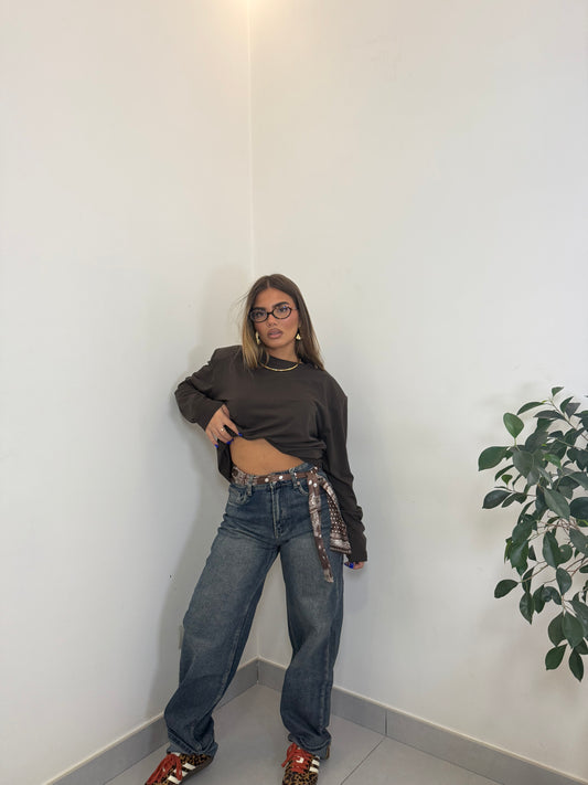 Jeans Sixte Top Quality con Foulard 3801