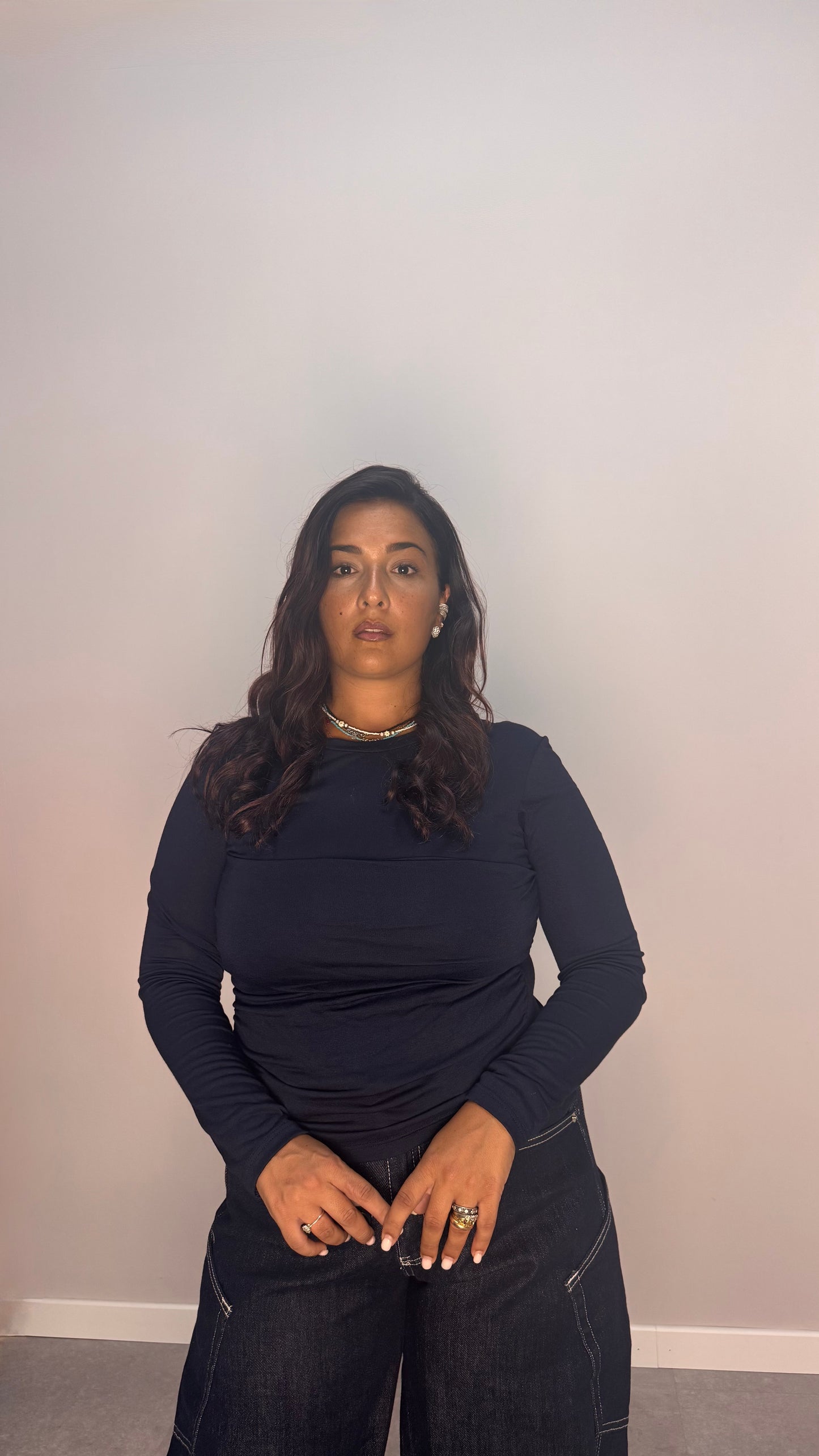 Maglia Fasciata Blu 5312