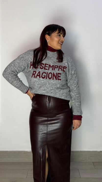 Gonna Bed Romance In Pelle Bordeaux 9150