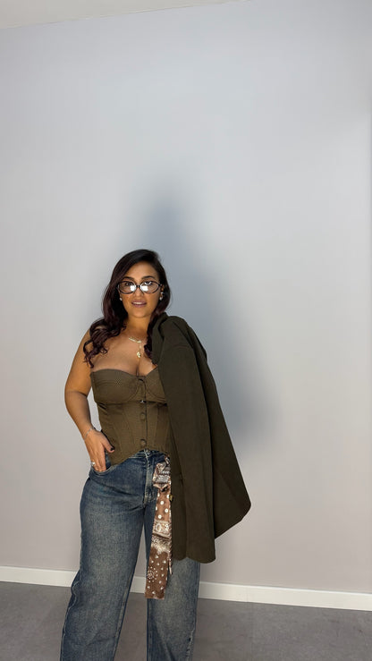 Corpetto See con bottoni ST11865