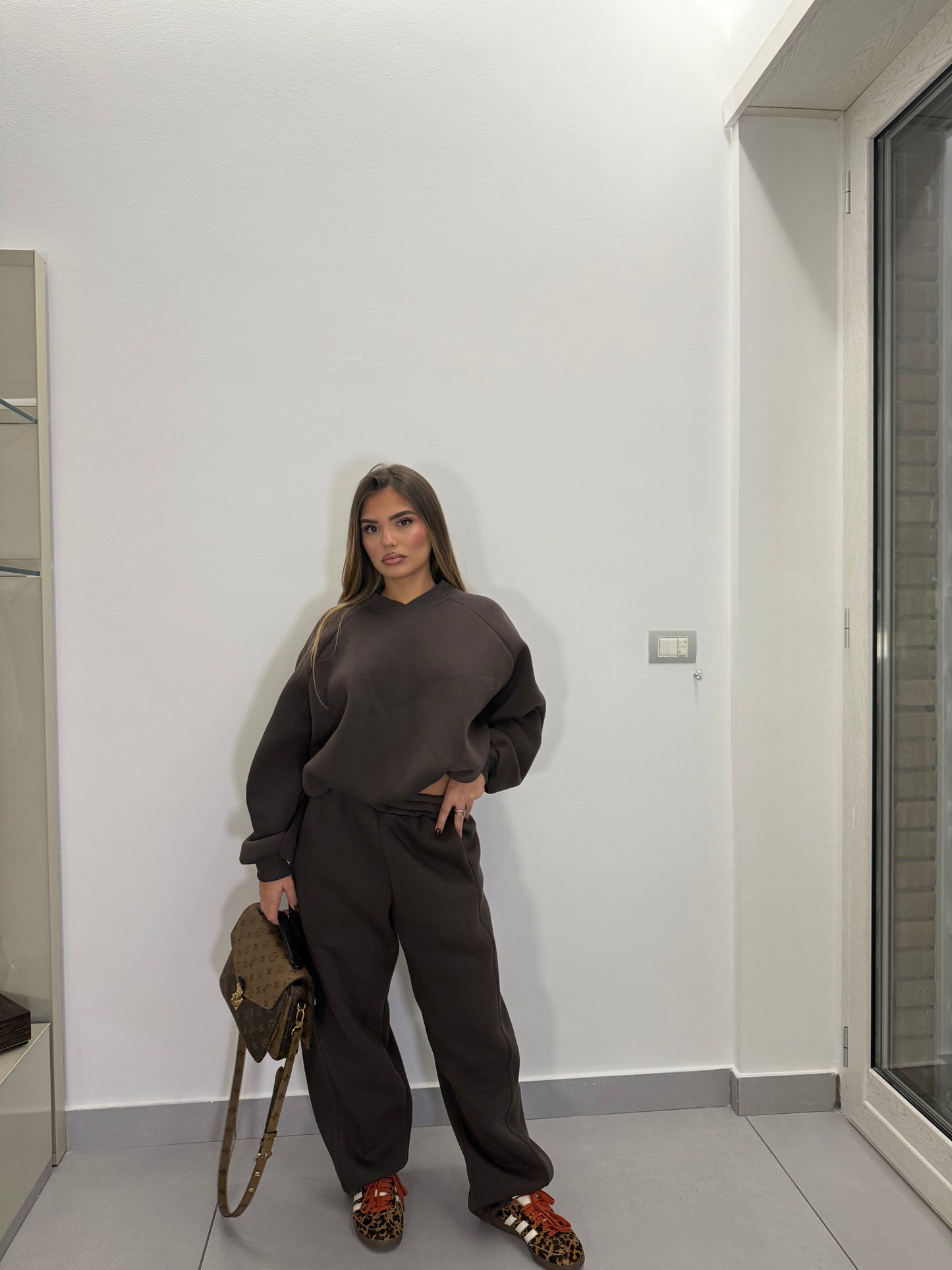 Coordinato in tuta Lovina Cioccolato 0029