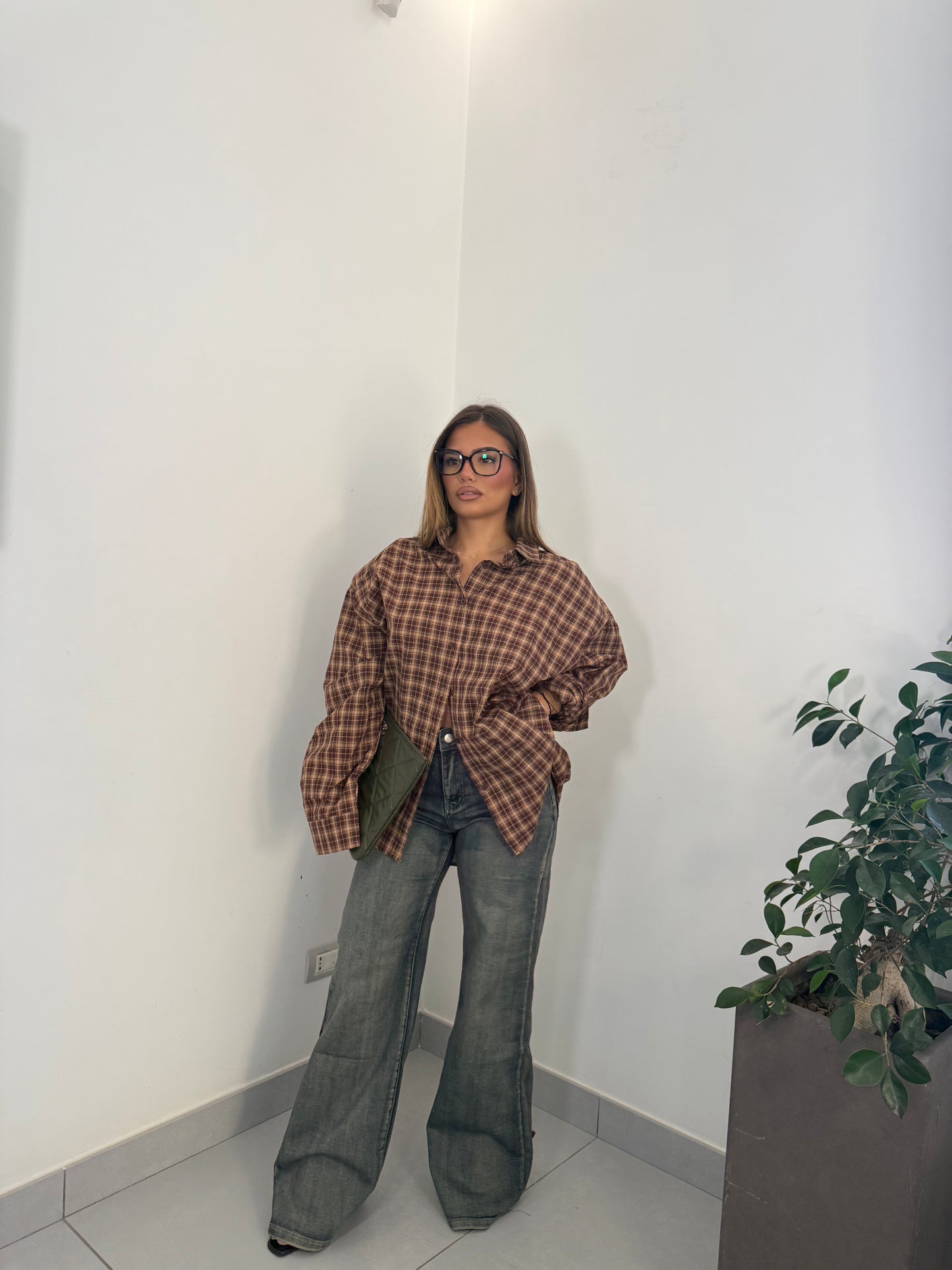 Camicia Brown Roots W42531