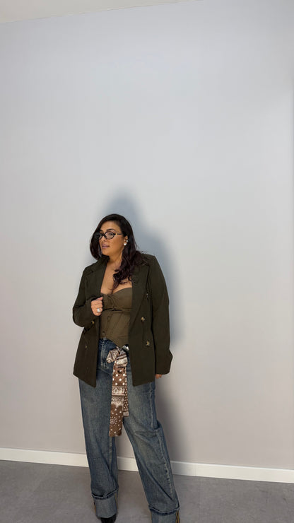 Giacca Cordelia in velluto Marrone 251017