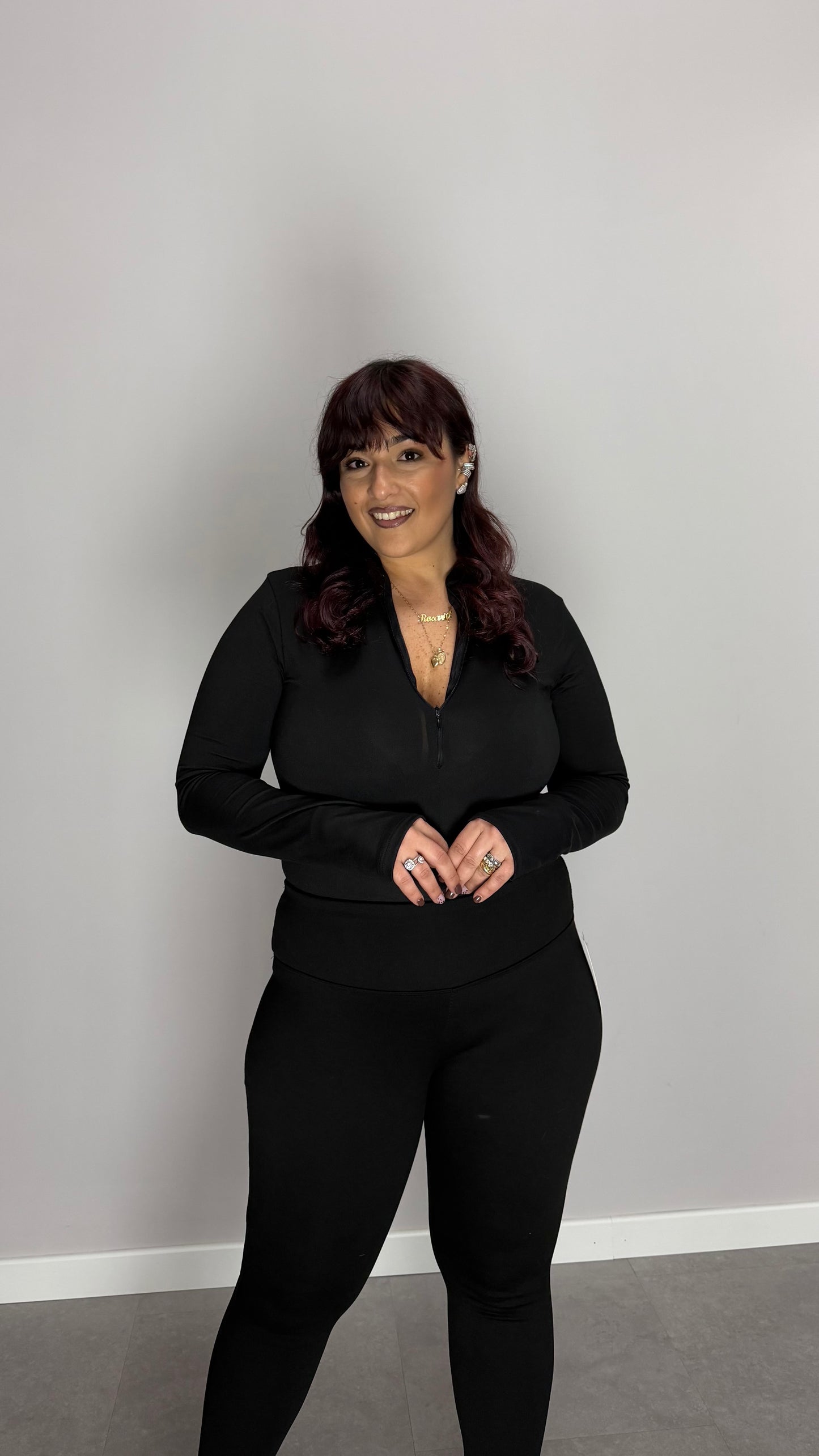 Leggings Eros Felpato Nero EF4