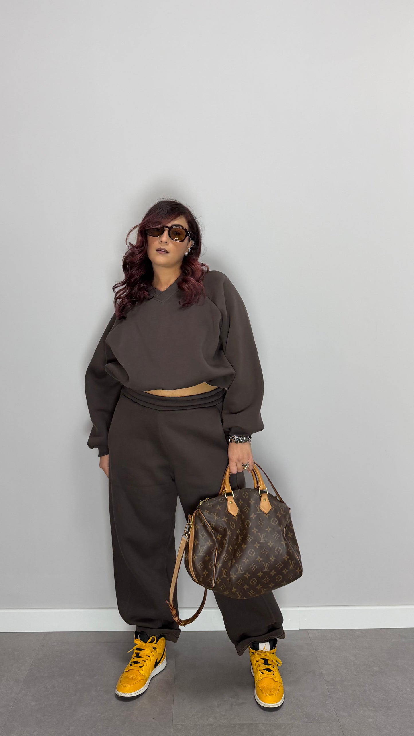 Coordinato in tuta Lovina Cioccolato 0029